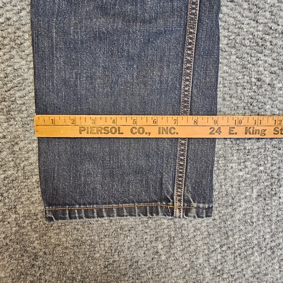 Diesel Viker Mens Jeans Button Fly W33 L32 Wash 0088Z Dark Wash Straight Leg - Picture 6 of 10